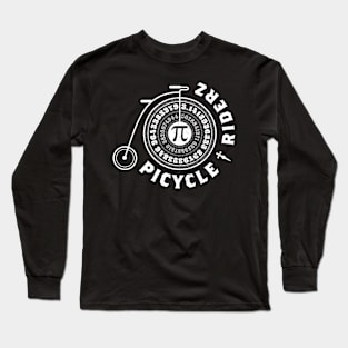 Great Picycle Riderz Algebra Cyclist Bike Geek Pie T Shirt Long Sleeve T-Shirt